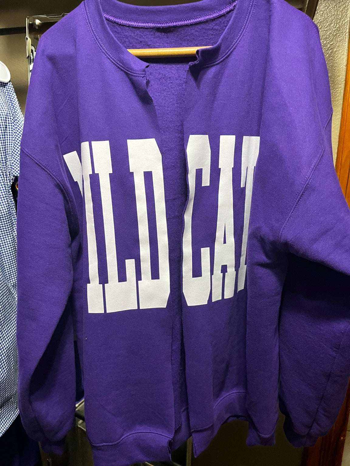 Wildcats Crewneck Cardigan