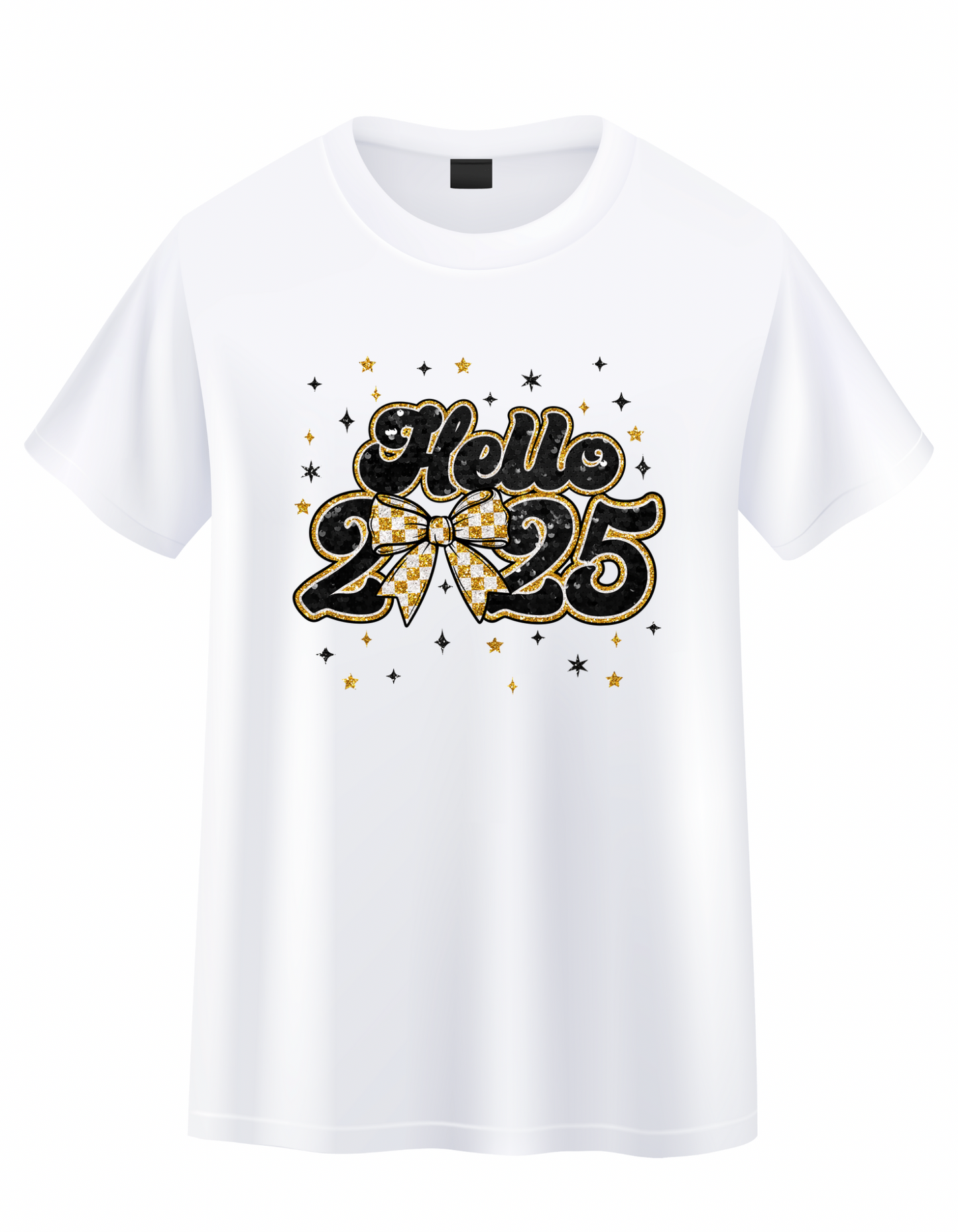 Black & Gold Coquette New Year 25 Shirt