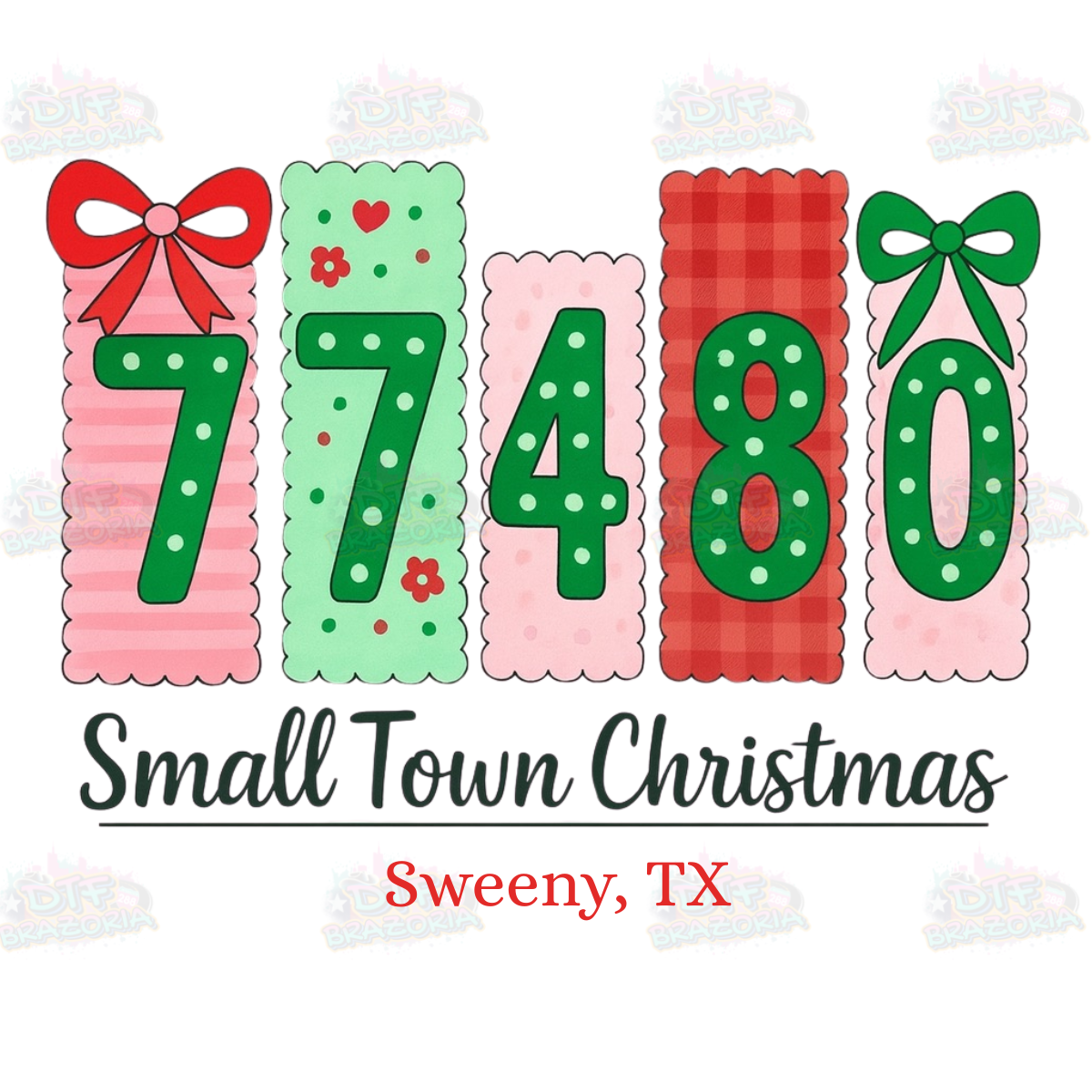 Sweeny Small Town Christmas Transfer