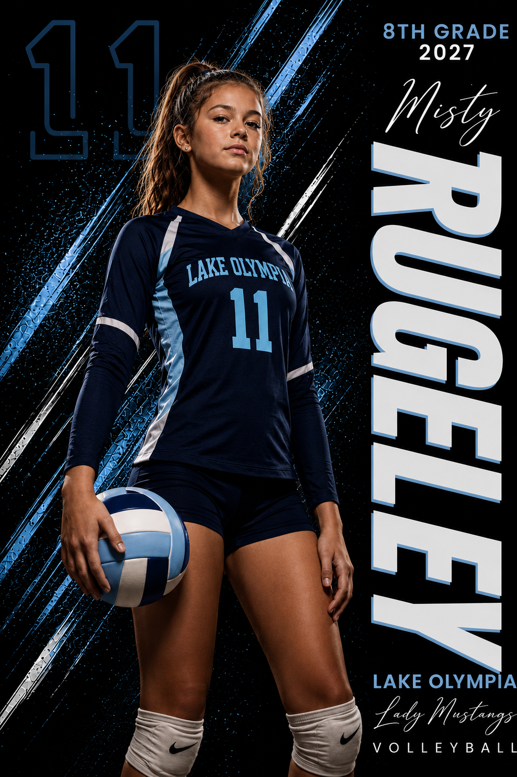 Lake Olympia Volleyball Poster