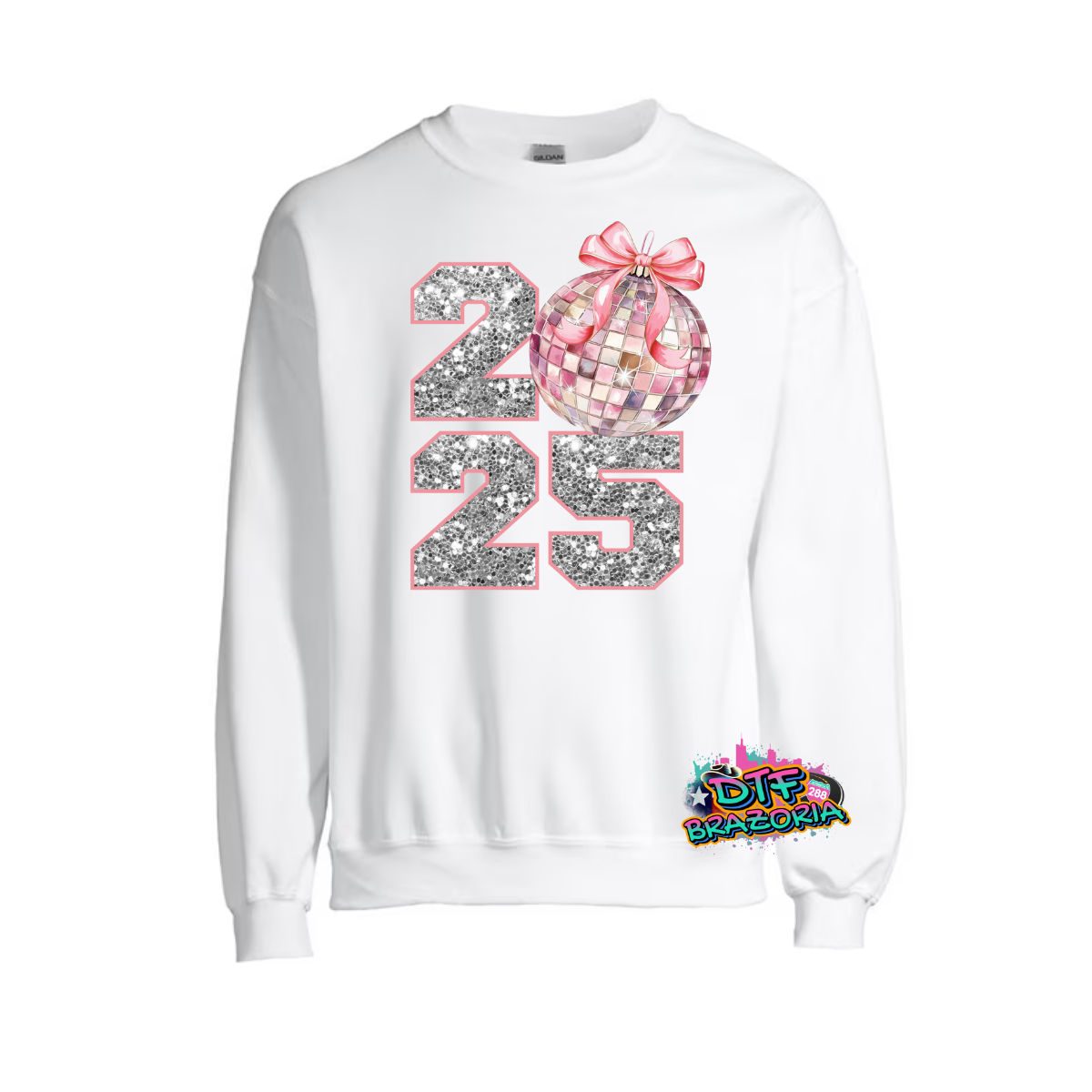 Pink Coquette New Year 25 Sweatshirt