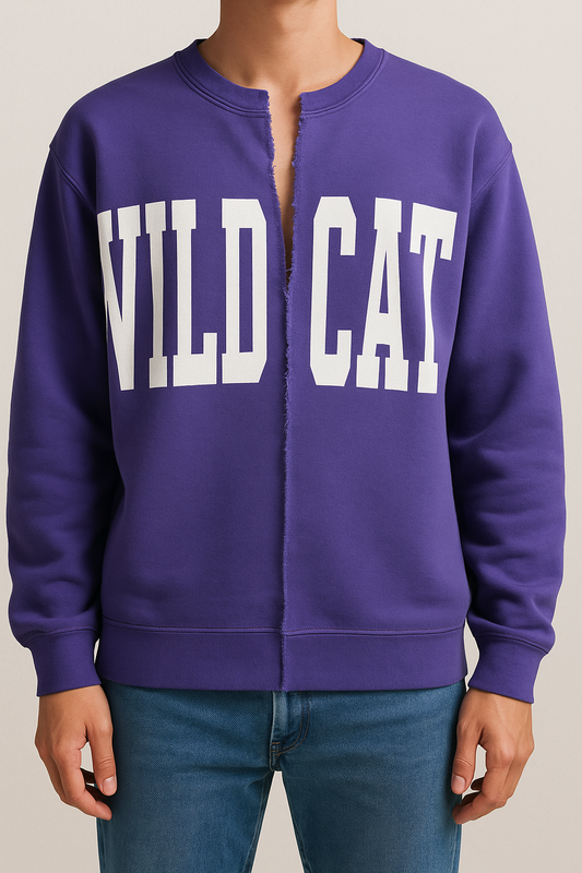 Wildcats Crewneck Cardigan