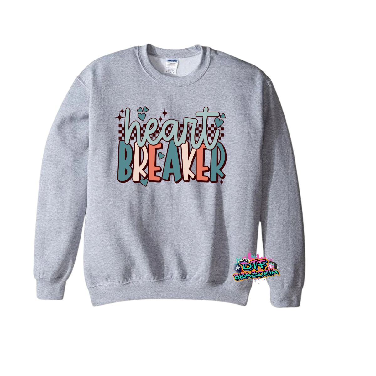 Blue Heartbreaker Crewneck