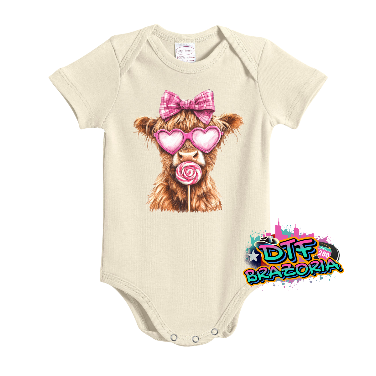 Highland Cow with Lollipop Shirt