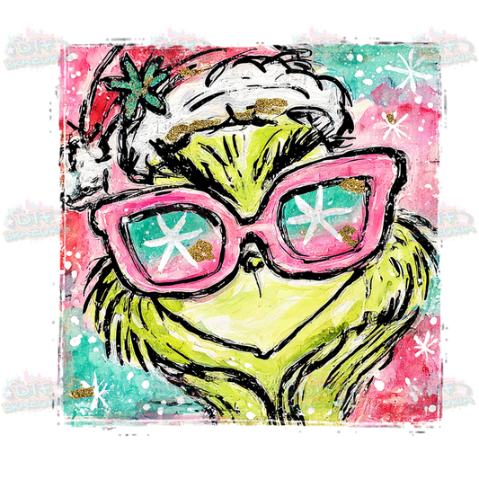 Preppy Grinch Transfer