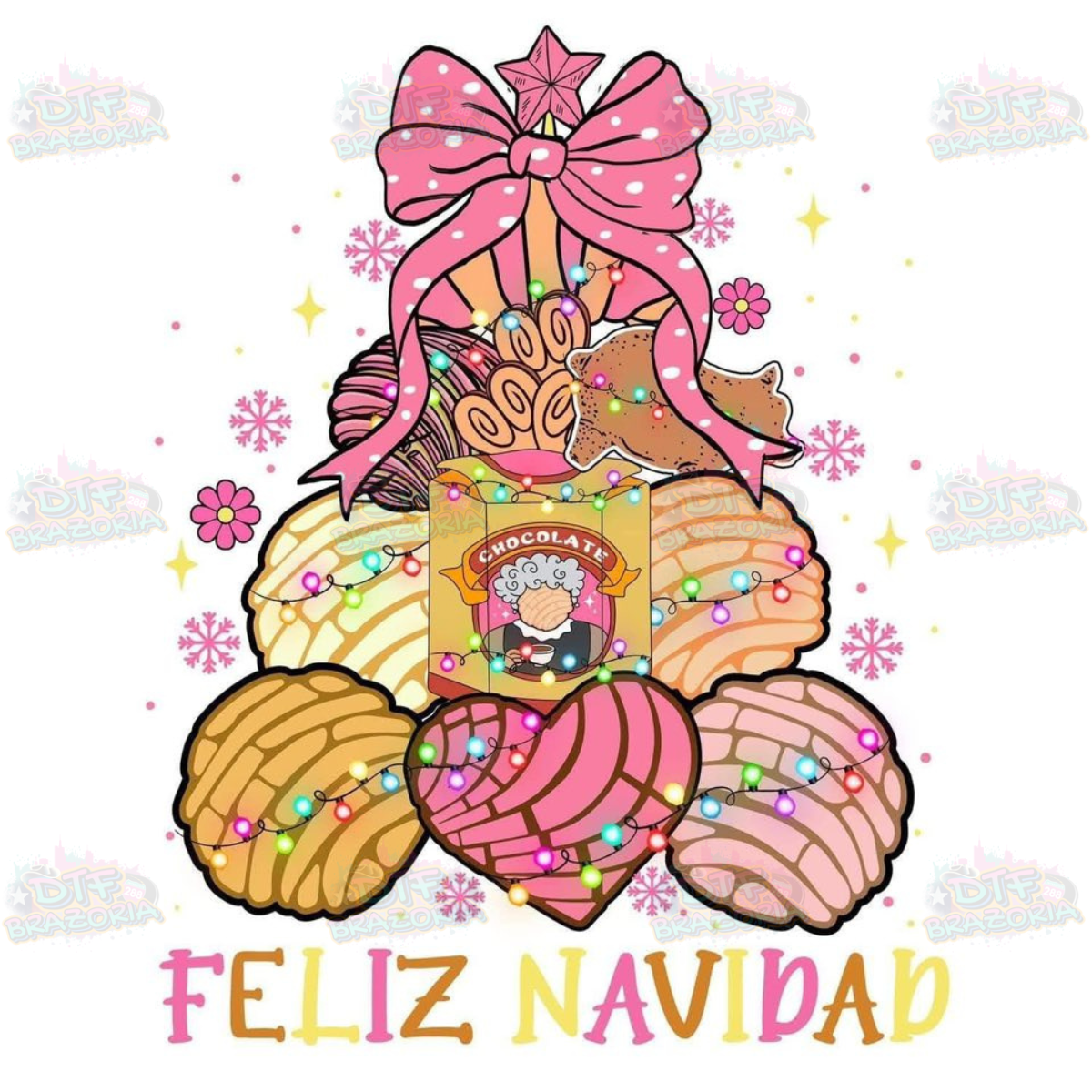 Feliz Navidad Bread Transfer