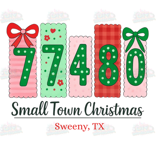 Sweeny Small Town Christmas Transfer