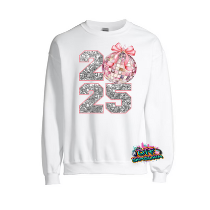 Pink Coquette New Year 25 Sweatshirt